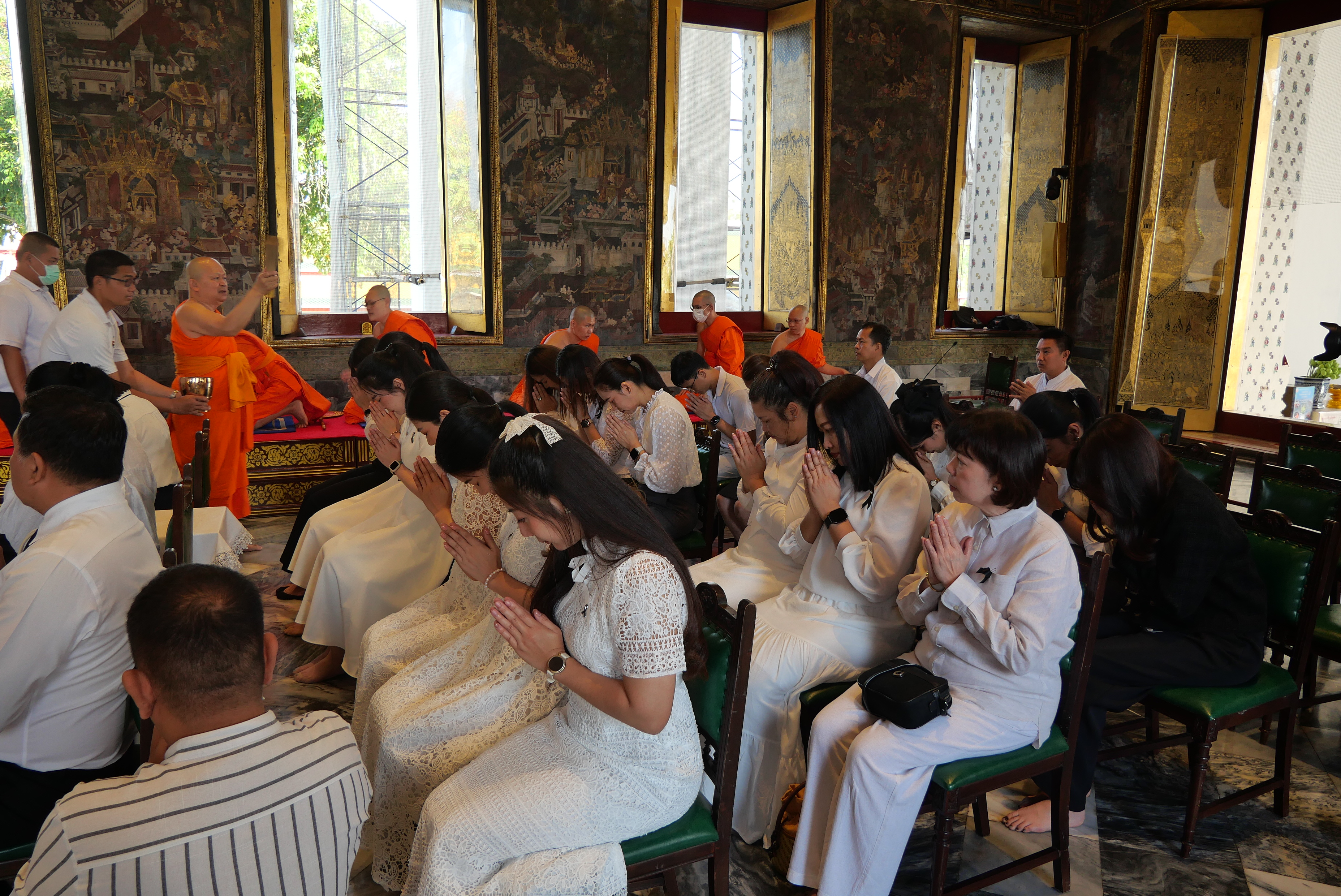 title - ปลัดกระทรวงเกษตรและสหกรณ์ พร้อมด้วยคณะผู้จัดเตรียมงานพระราชพิธีพืชมงคลจรดพระนังคัลแรกนาขวัญ ประจำปี ๒๕๖๙ ทำบุญถวายผ้าไตรและเครื่องไทยธรรม